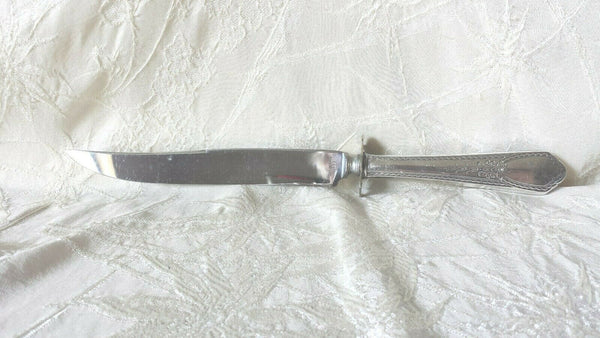 Vintage GHF G.H. French Sterling Silver Carving Knife 10 3/8"