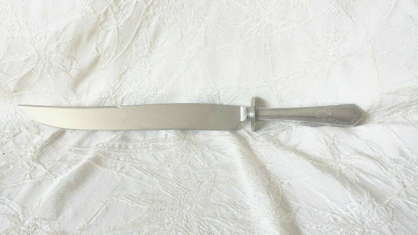 Vintage G.H. French GHF Sterling Silver Carving Knife 12.5"