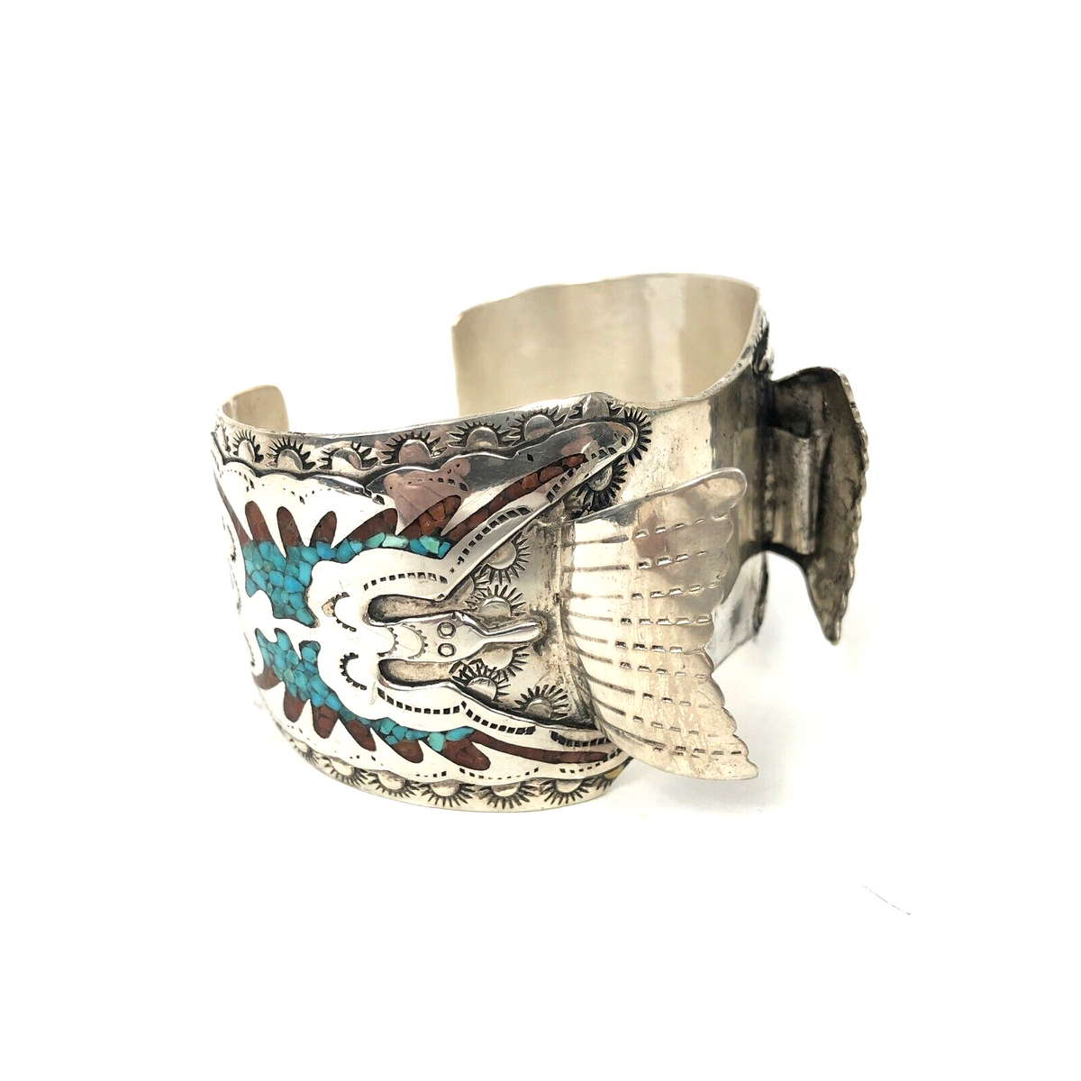 Sterling T Enreka ナバホ Vintage バングル STERLING