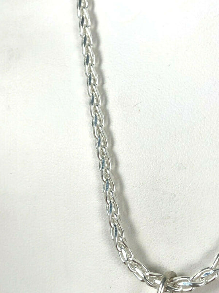 Navajo Morenci Turquoise Protect Liberty Sterling Necklace Nathan Lefthand