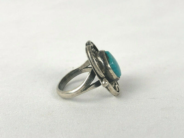 Navajo Native American Turquoise Sterling Silver 925 Ring