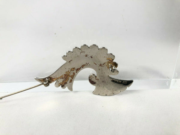 Mid Century 1960's Sterling Silver 925 Screw Back Earrings Pin Set Signed ARO