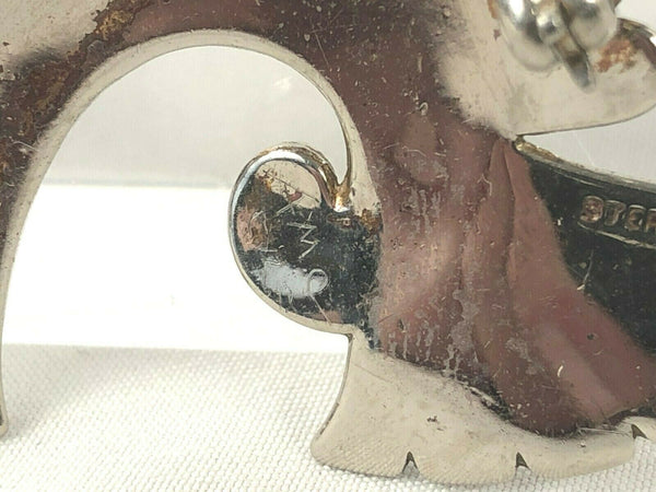 Mid Century 1960's Sterling Silver 925 Screw Back Earrings Pin Set Signed ARO