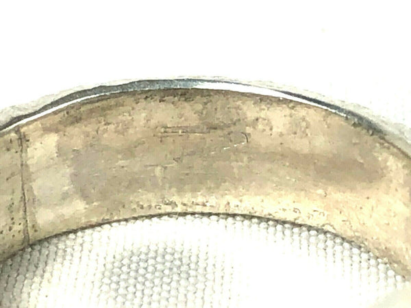 Navajo Deer Creek Fire Agate Tufa Cast Sterling Silver Ring Sz 7 Nathan Lefthand