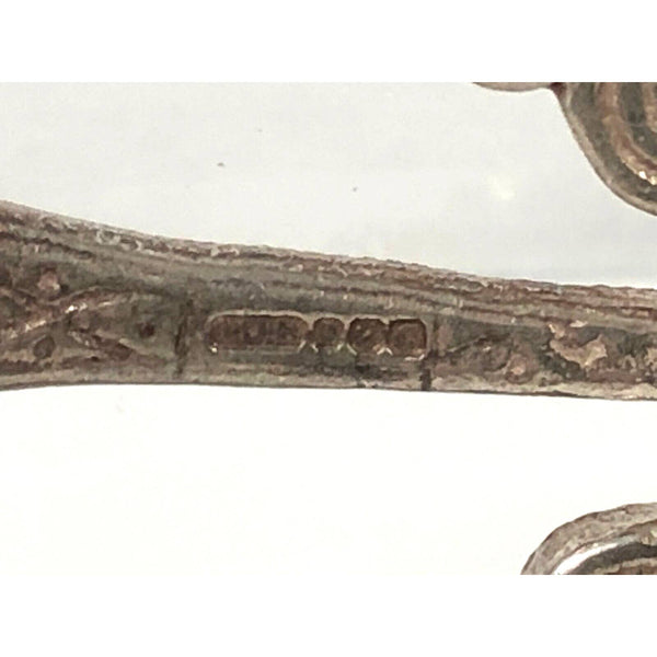 Irish Tara Brooch Vtg Petite Sterling Silver 925 w Original Box TJH Pre-Owned