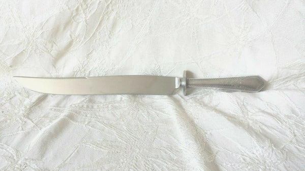 Vintage G.H. French GHF Sterling Silver Carving Knife 12.5"